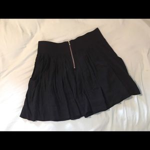 Hazel black flowy skirt